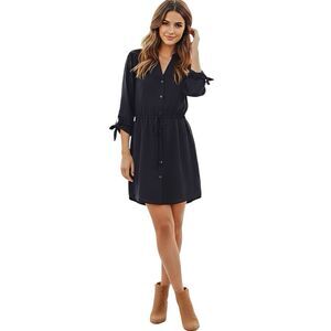 Abercrombie Fitch Womens Shirt Dress Sz Small Y2k Old Money Gothic Grunge Preppy
